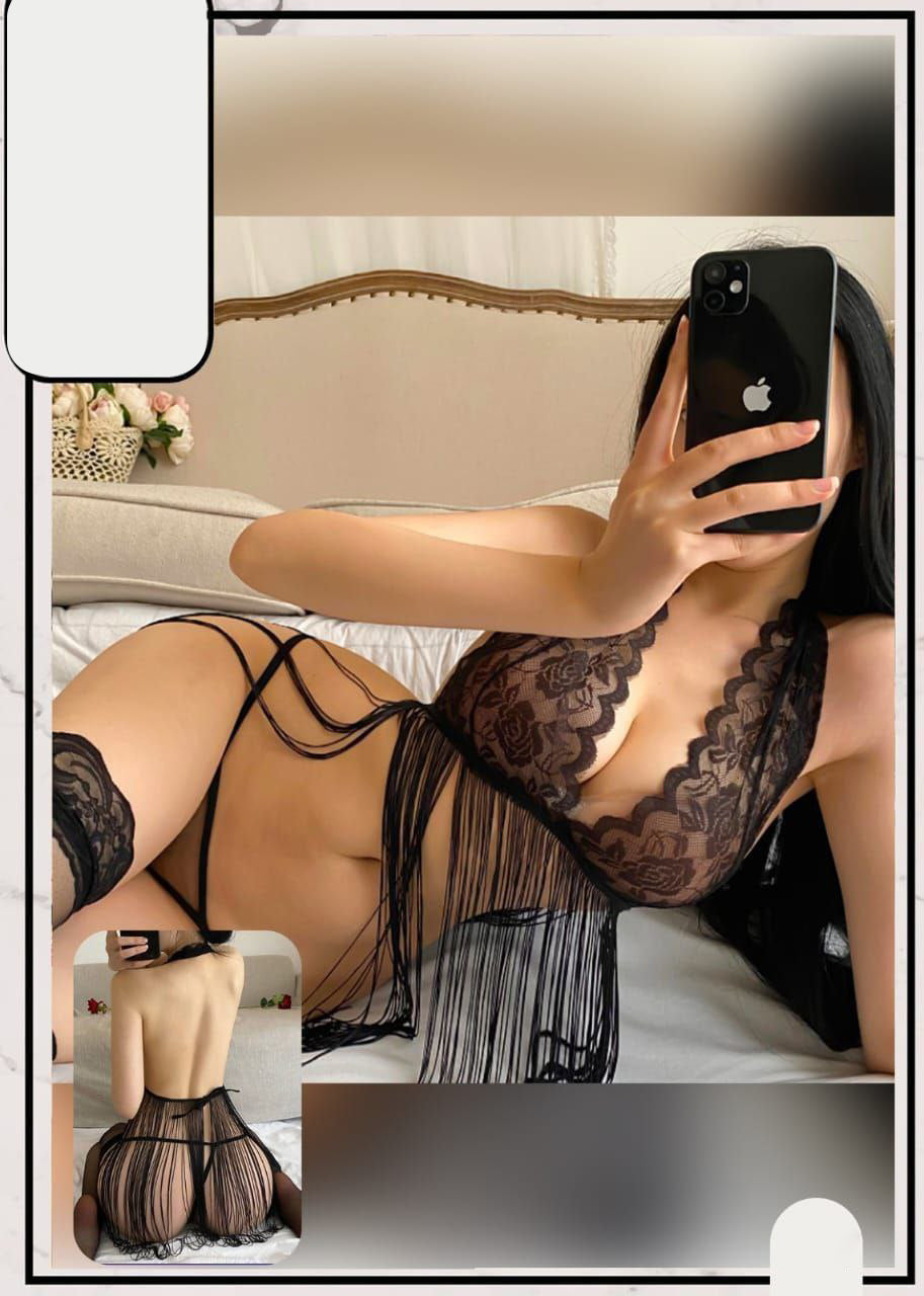Black Lace & Fringe Lingerie Set 1003