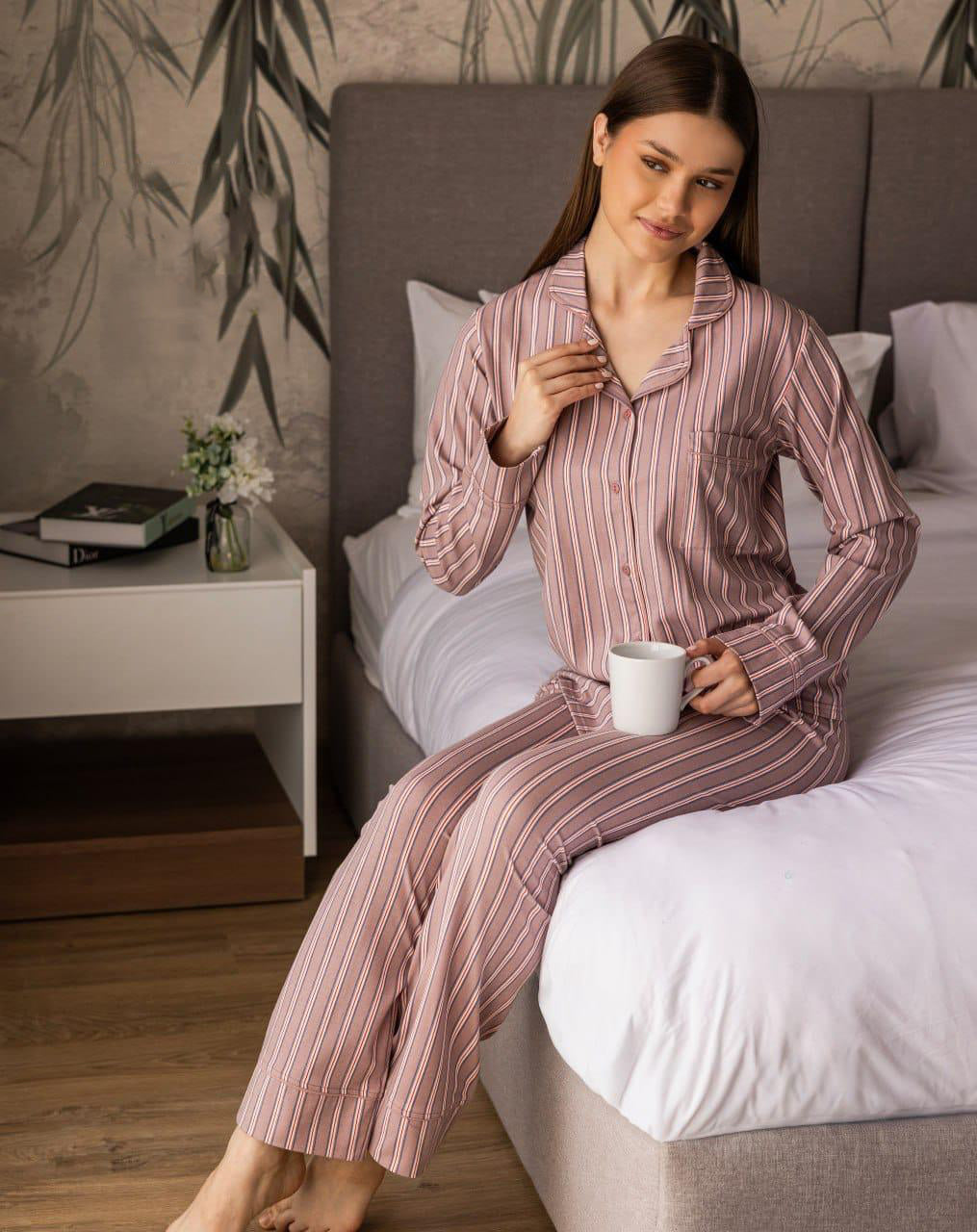 Classic Striped Pajama Set 589