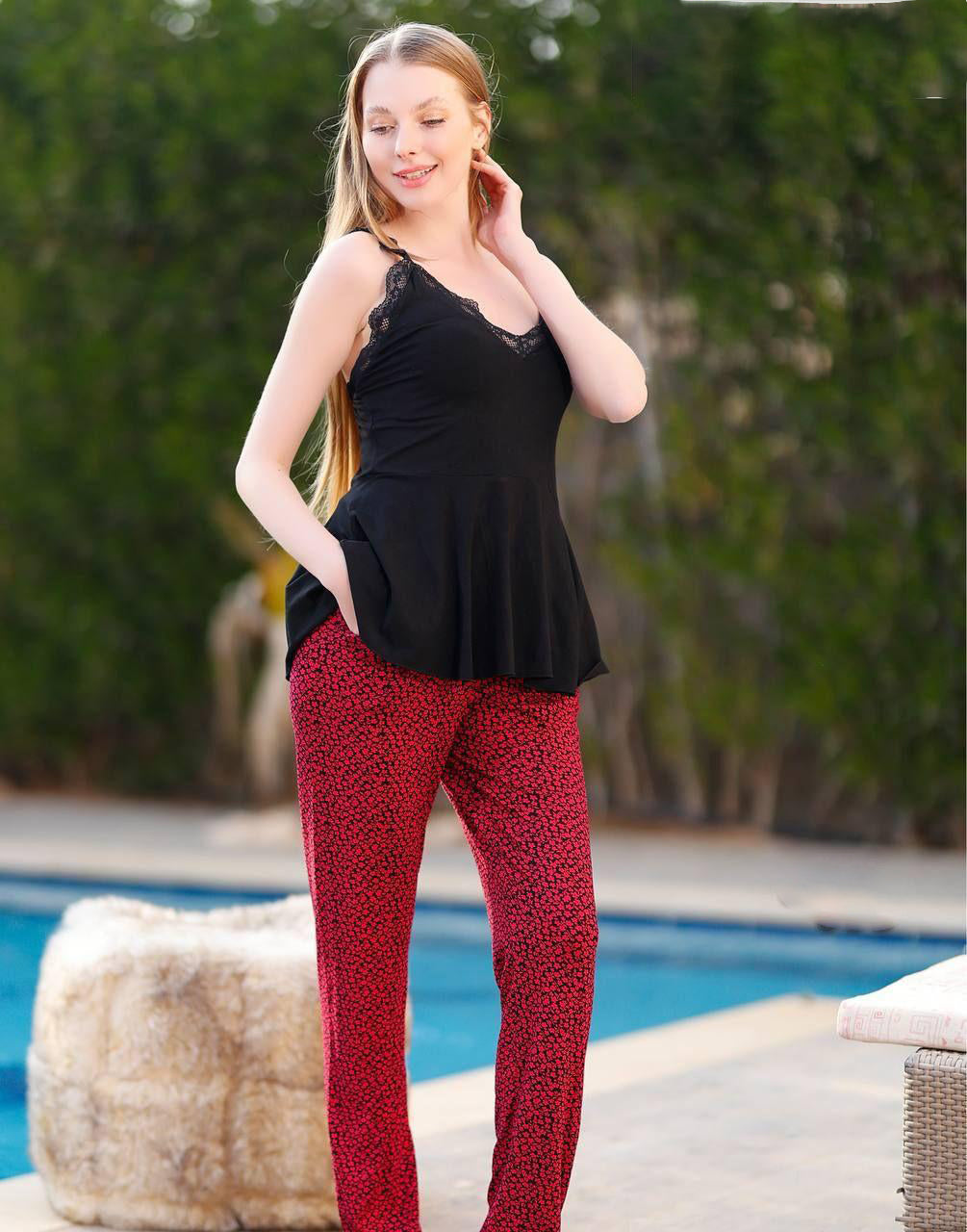 Lace Charm Homewear Set – Code 595