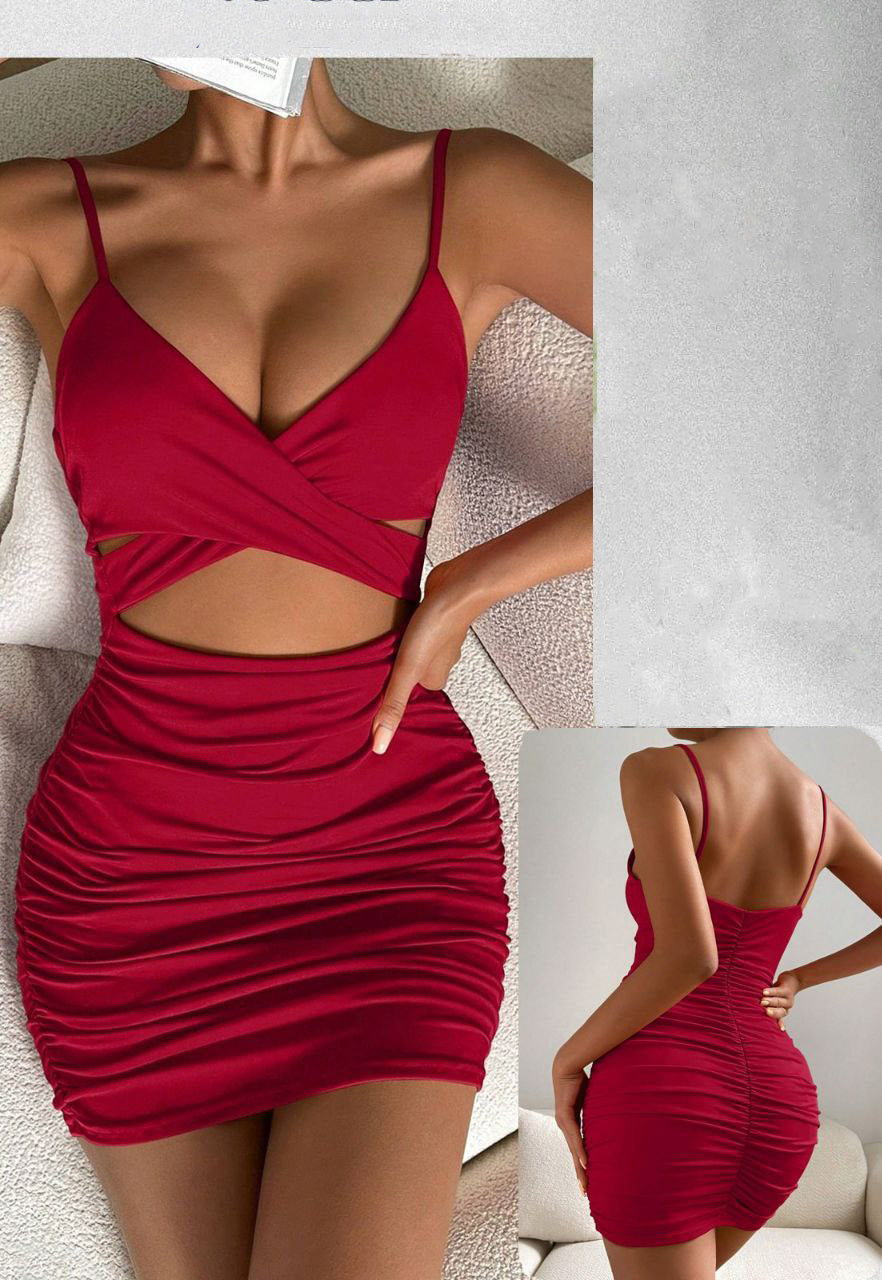Bold Nights Cutout Bodycon Dress 606