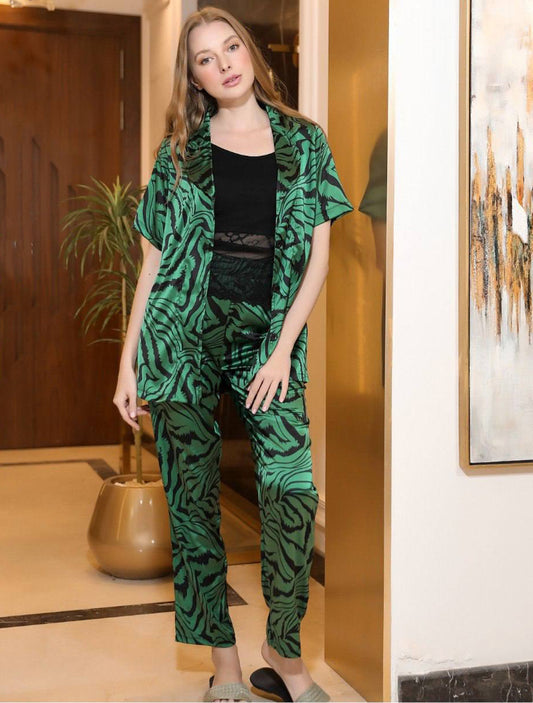 Satin-touch 3-piece lounge set125