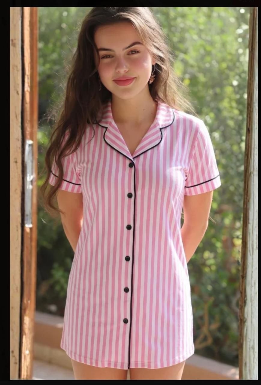 Candy Stripe Sleep Shirt 6618