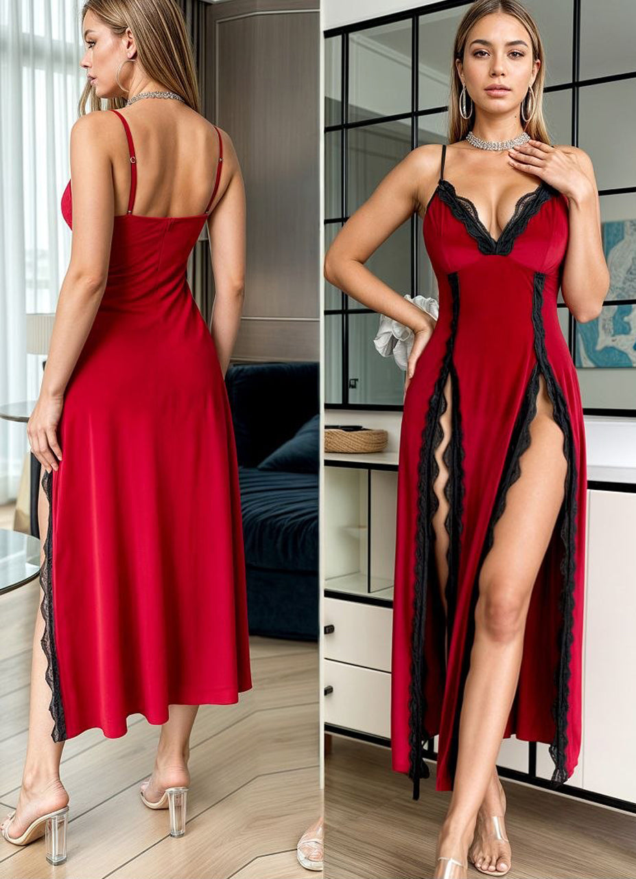 Selene Long Slip Nightwear 1053