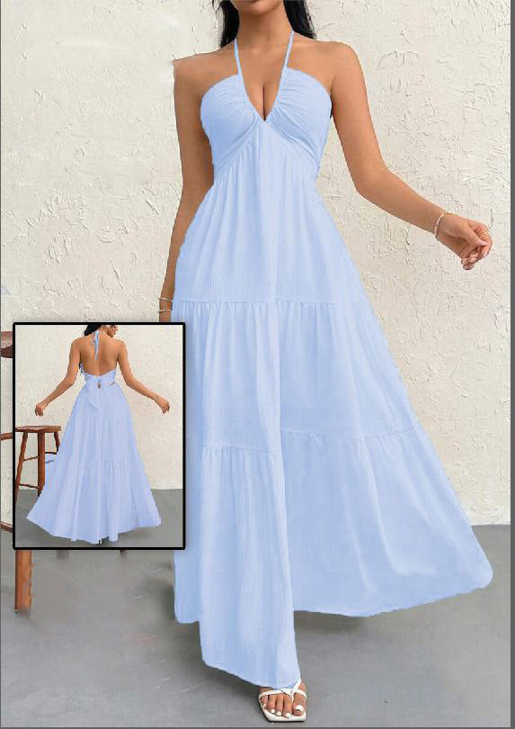 Sierra Back Bow Maxi Dress 1110