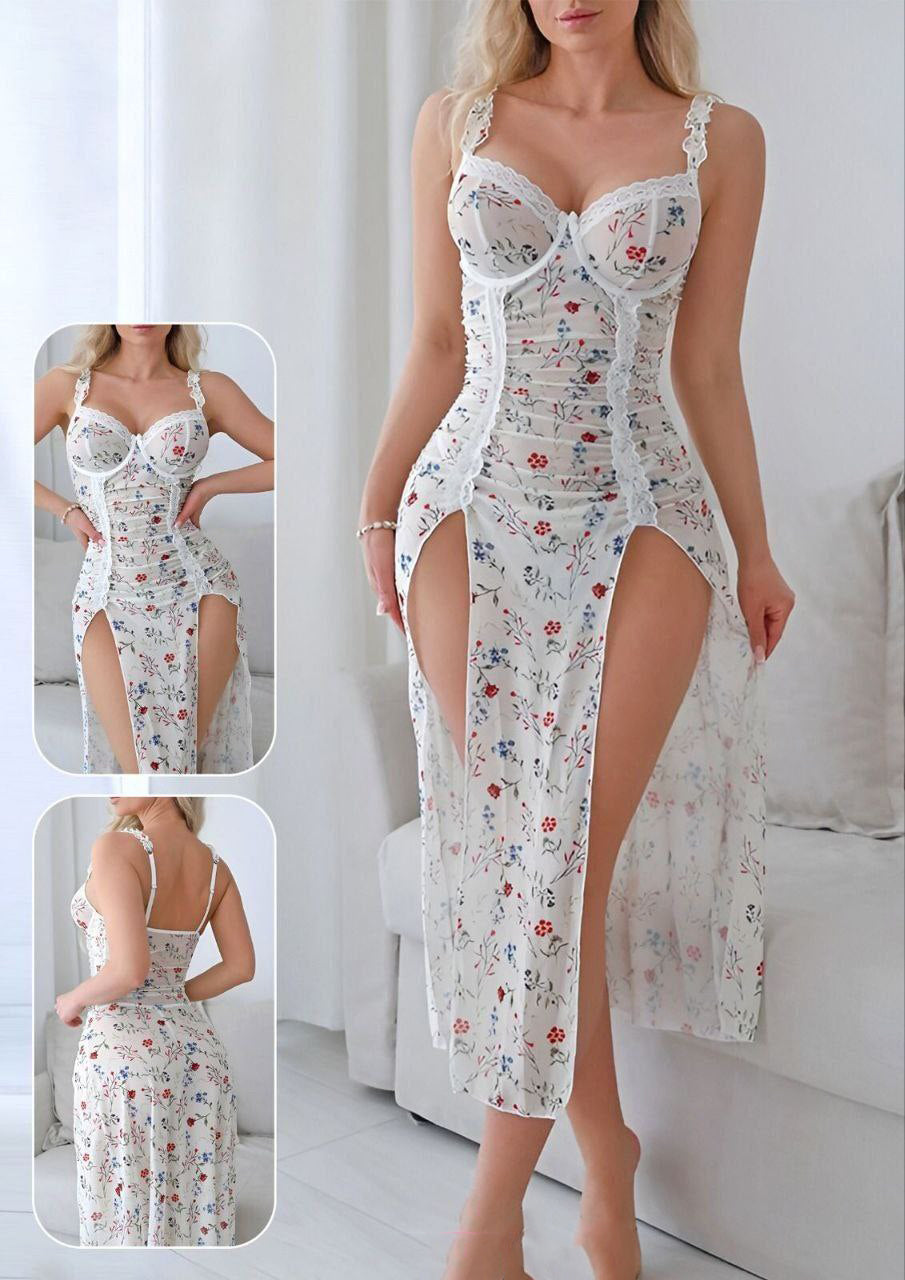 White Flora Maxi 1267