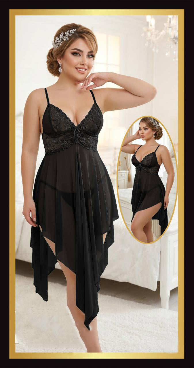 Butterfly Chiffon Lingerie 1312