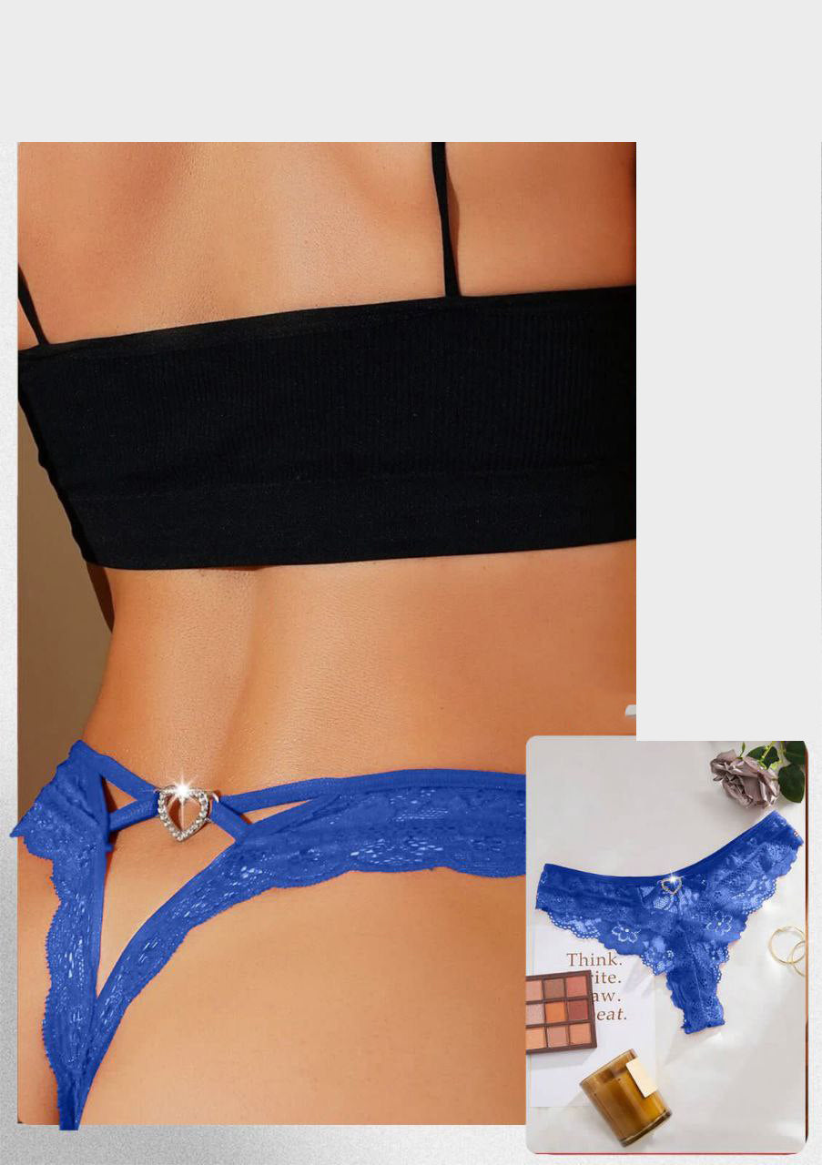 Heart Crystal Lace Panties 211