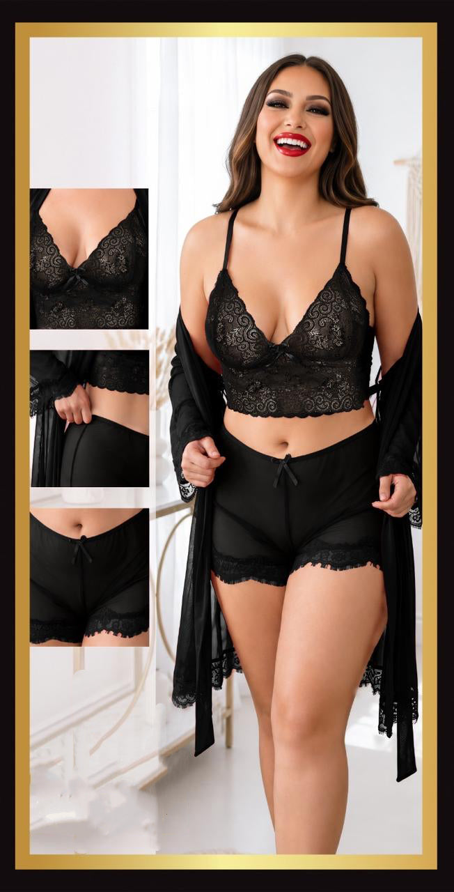 Soft Lace 3-Piece Set 1440