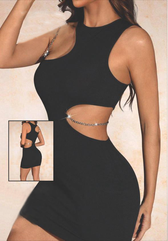 Diamond Cutout Bodycon Dress 35