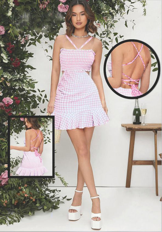 Lila pink dress 40
