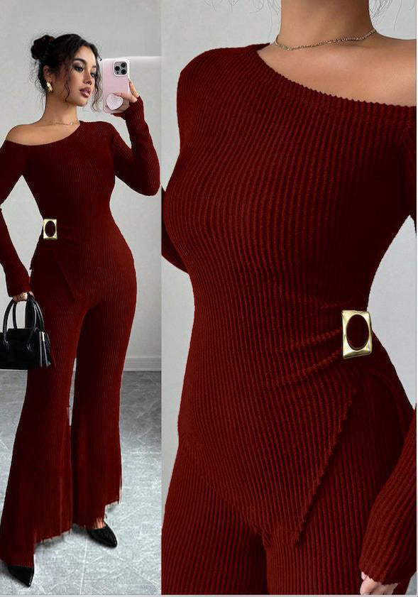 Ribbed Elegance Jumpsuit 4130