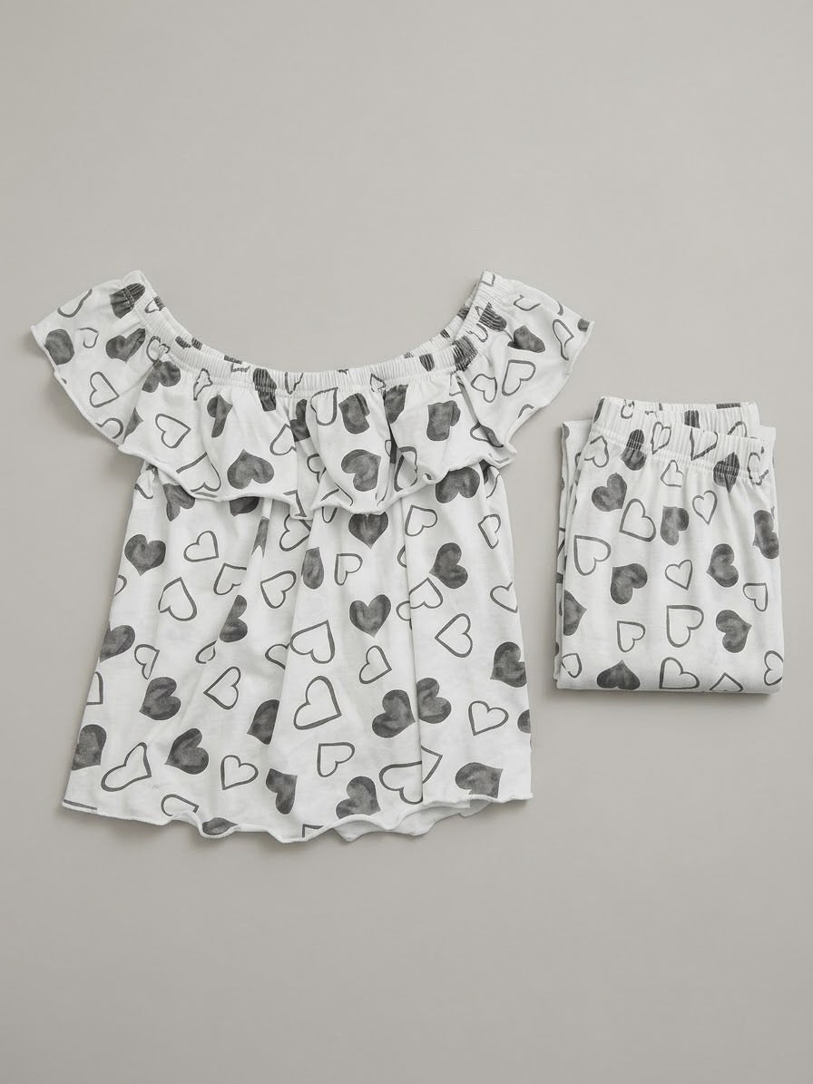 White Sweet Hearts Set 022