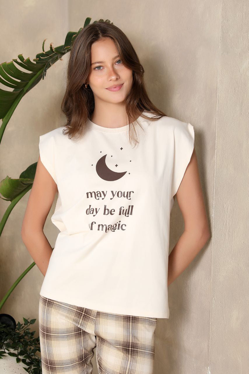 Pajama set short sleeve 5011