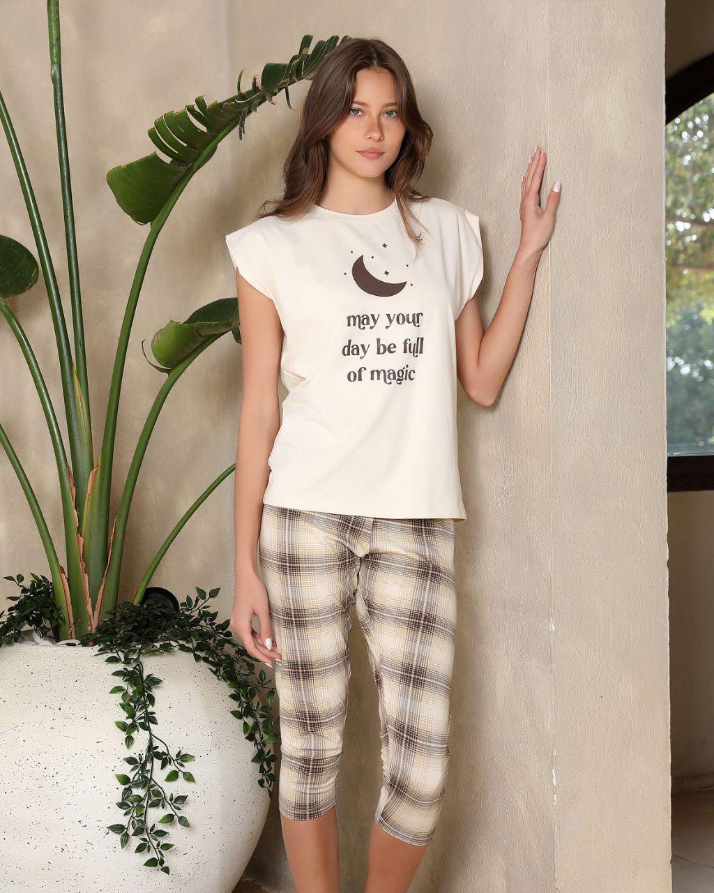 Pajama set short sleeve 5011