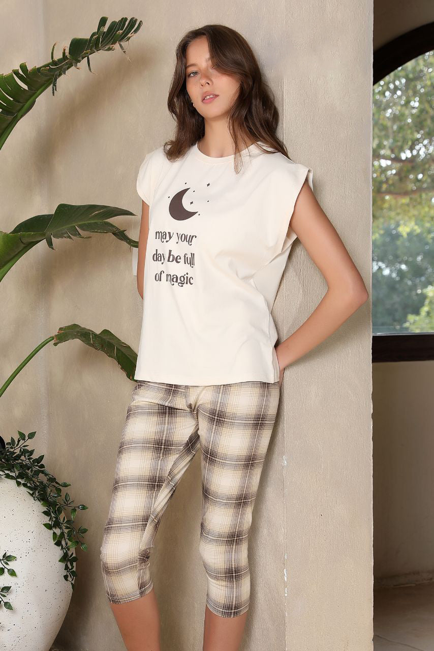 Pajama set short sleeve 5011