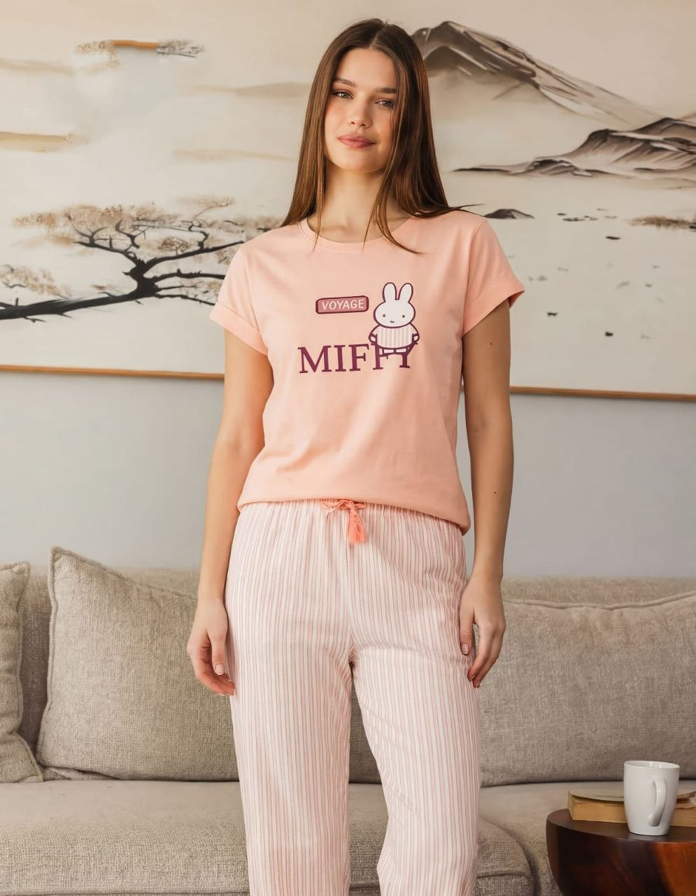 Miffy Voyage Striped Pajama 519