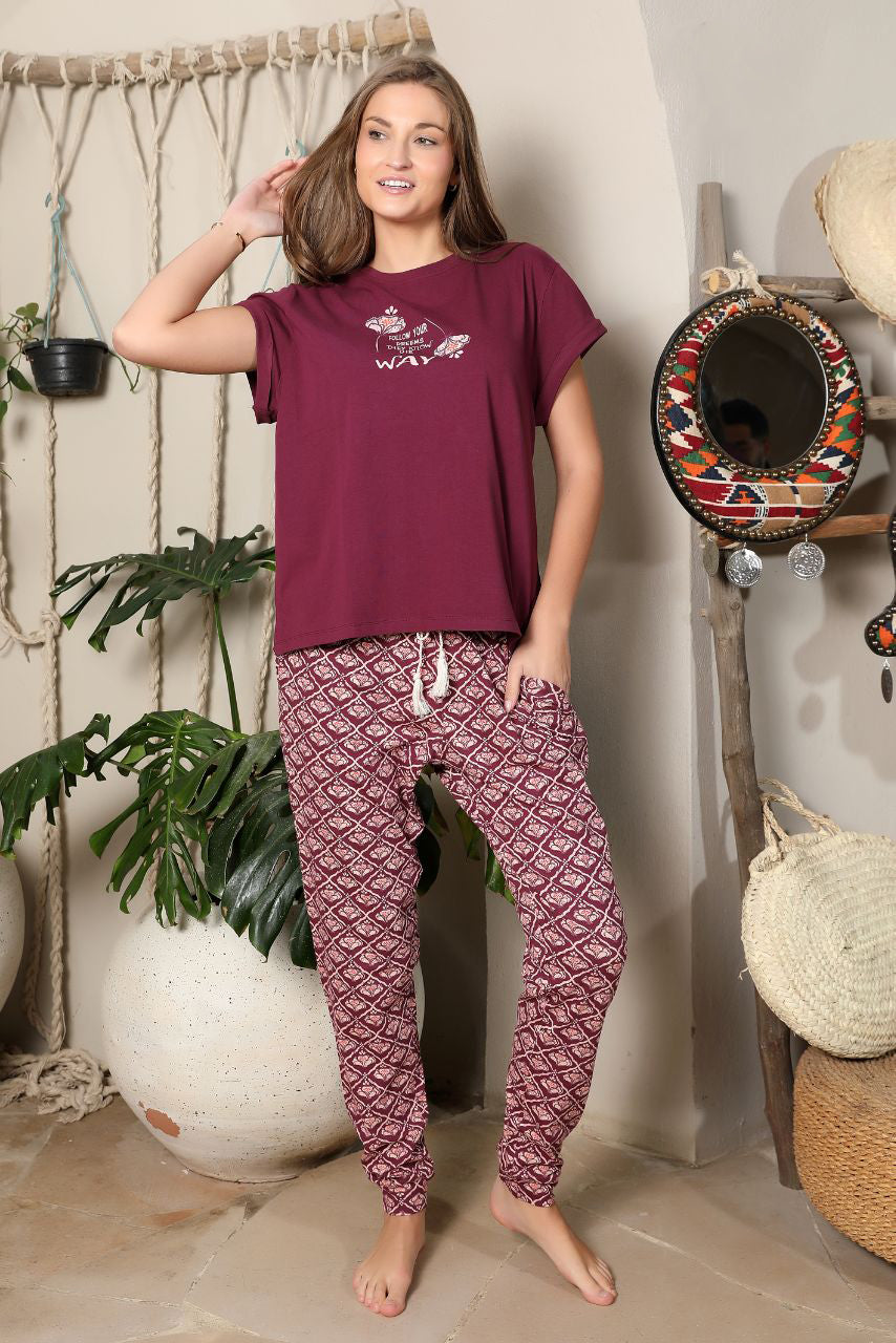 Pajama set short sleeve 6021