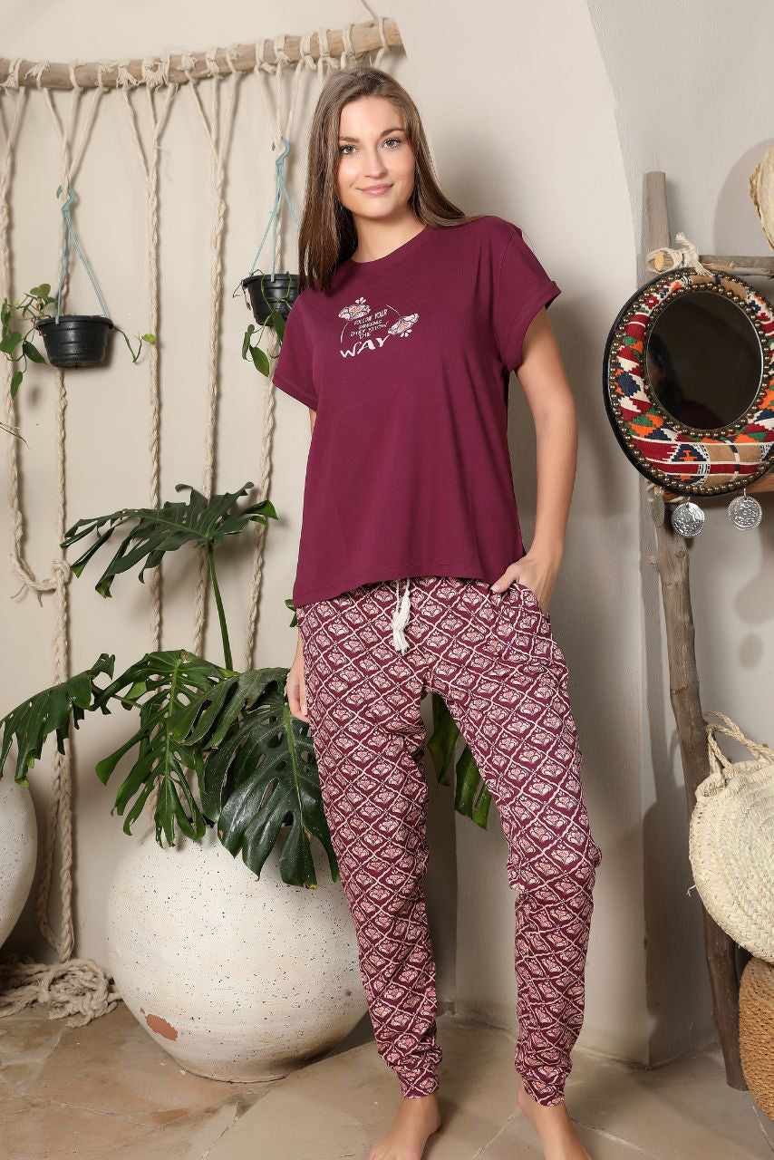 Pajama set short sleeve 6021