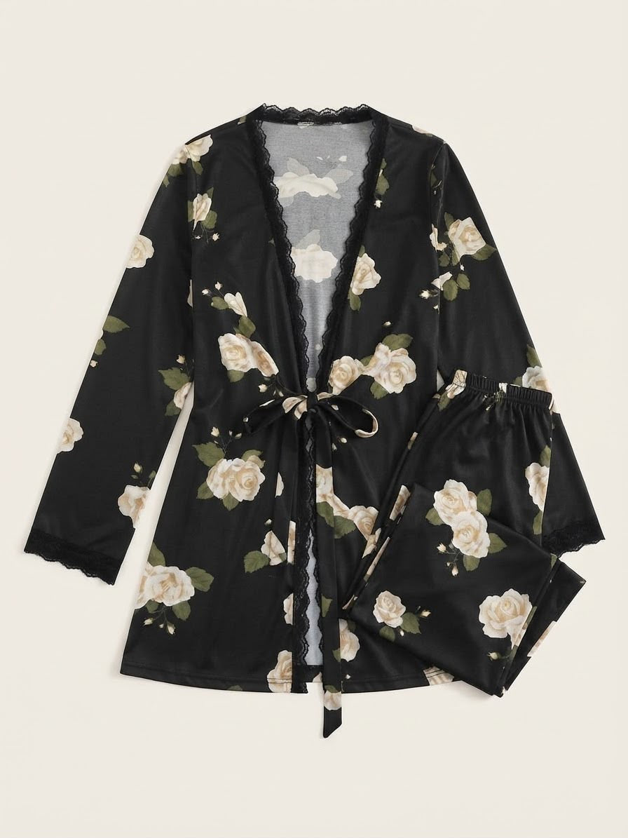 Night Bloom Robe Set 072
