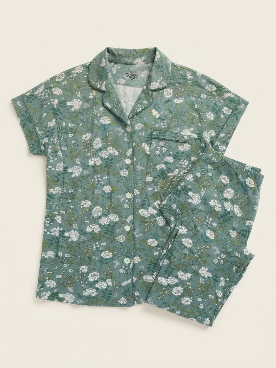 Green Floral Set 074