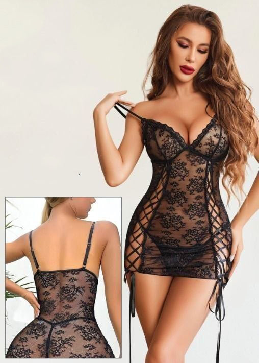 Midnight Blossom Chemise 1069