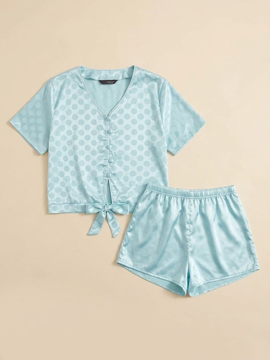 Cute Satin Set 035