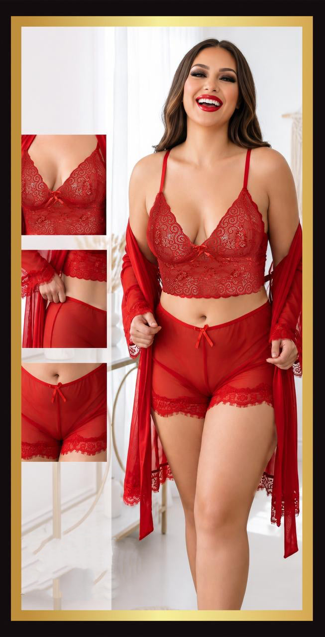 Soft Lace 3-Piece Set 1440