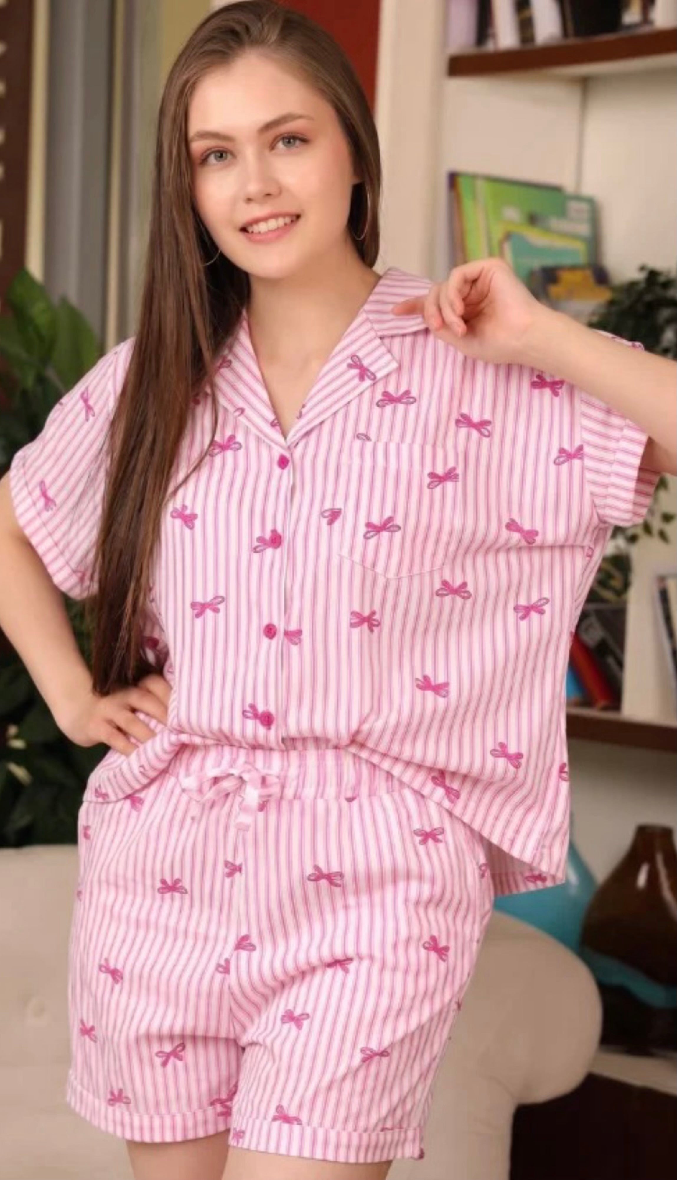 Pink Bow Summer PJ 6624