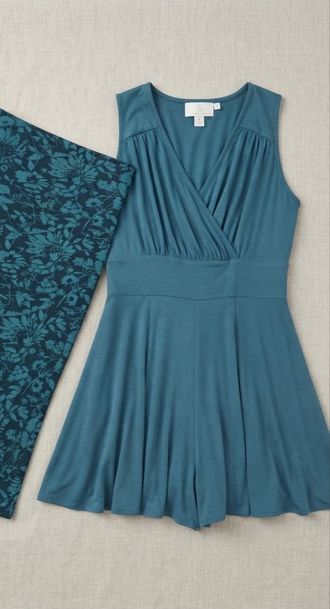 Ocean Teal Pajama 003