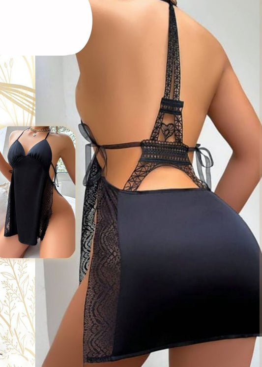 Eiffel Back Lace Dress 860