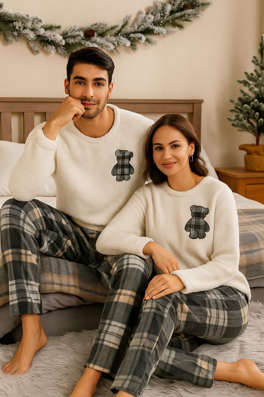 Cozy Bear Couple Pajama 0100