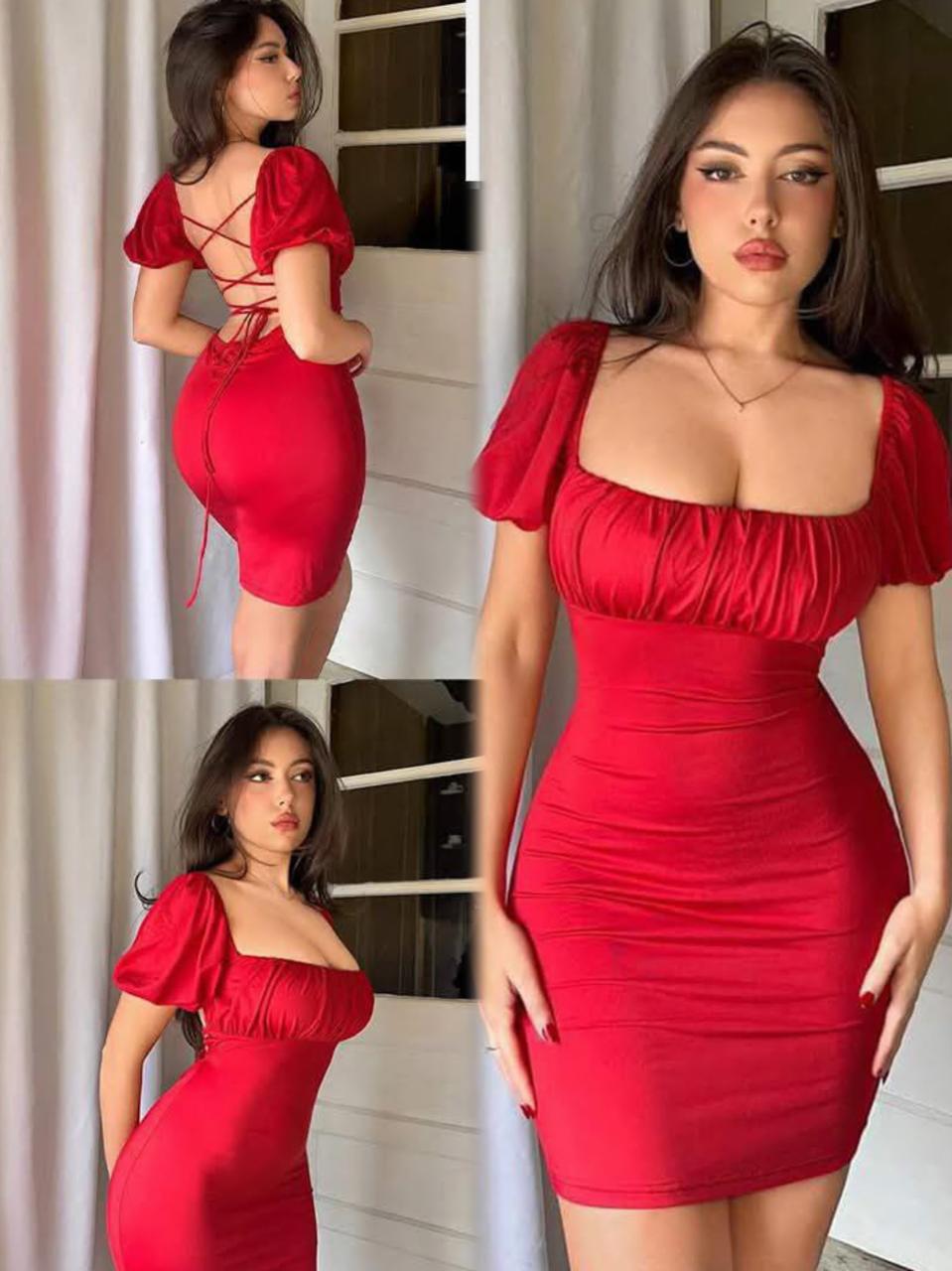 Ruby Curve Dress 100