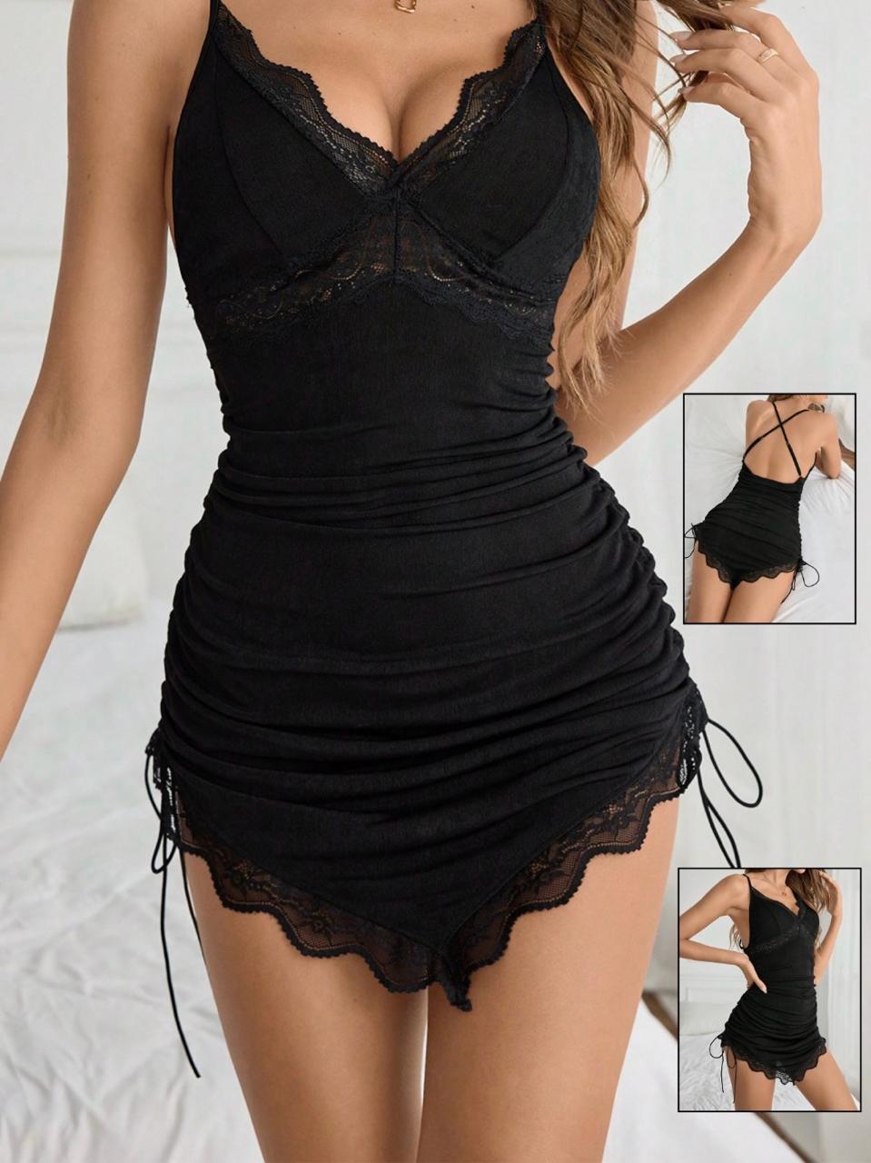 Noir Lingerie Dress 27