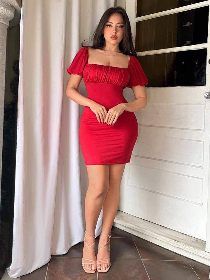 Ruby Curve Dress 100