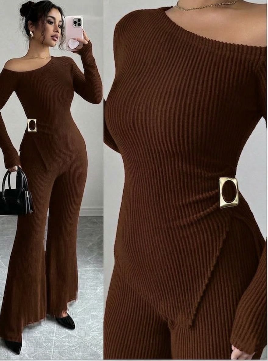 Ribbed Elegance Jumpsuit 4130