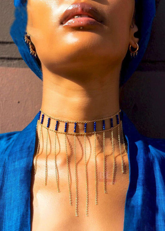 Blue Choker 11