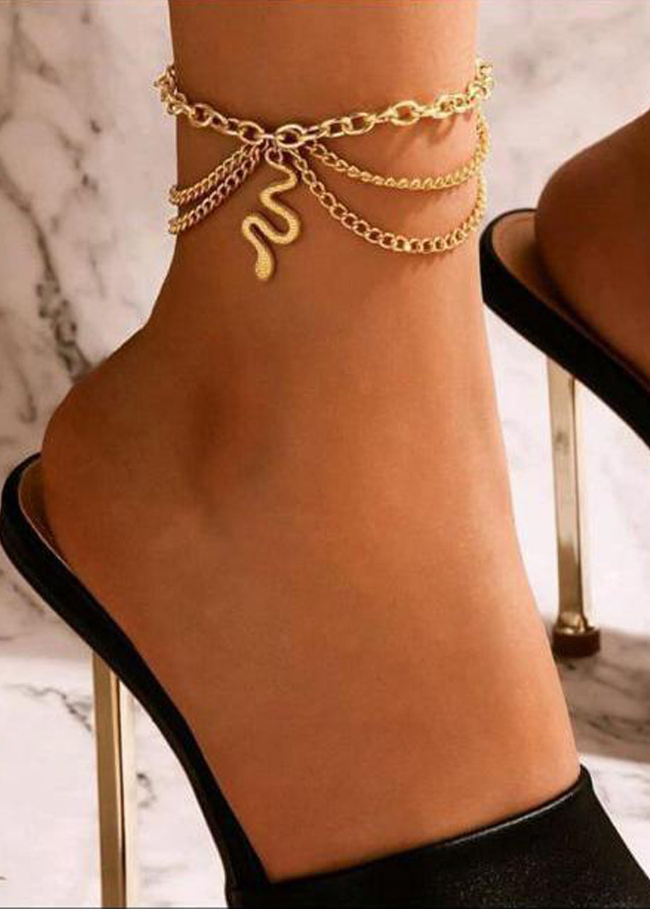 Serpent Charm Anklet 17