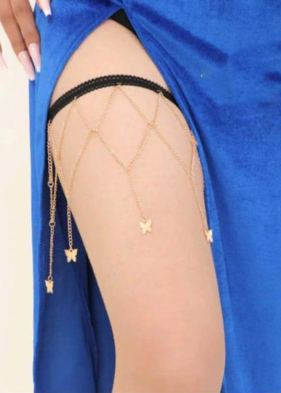 Butterfly Charm Thigh Chain 203