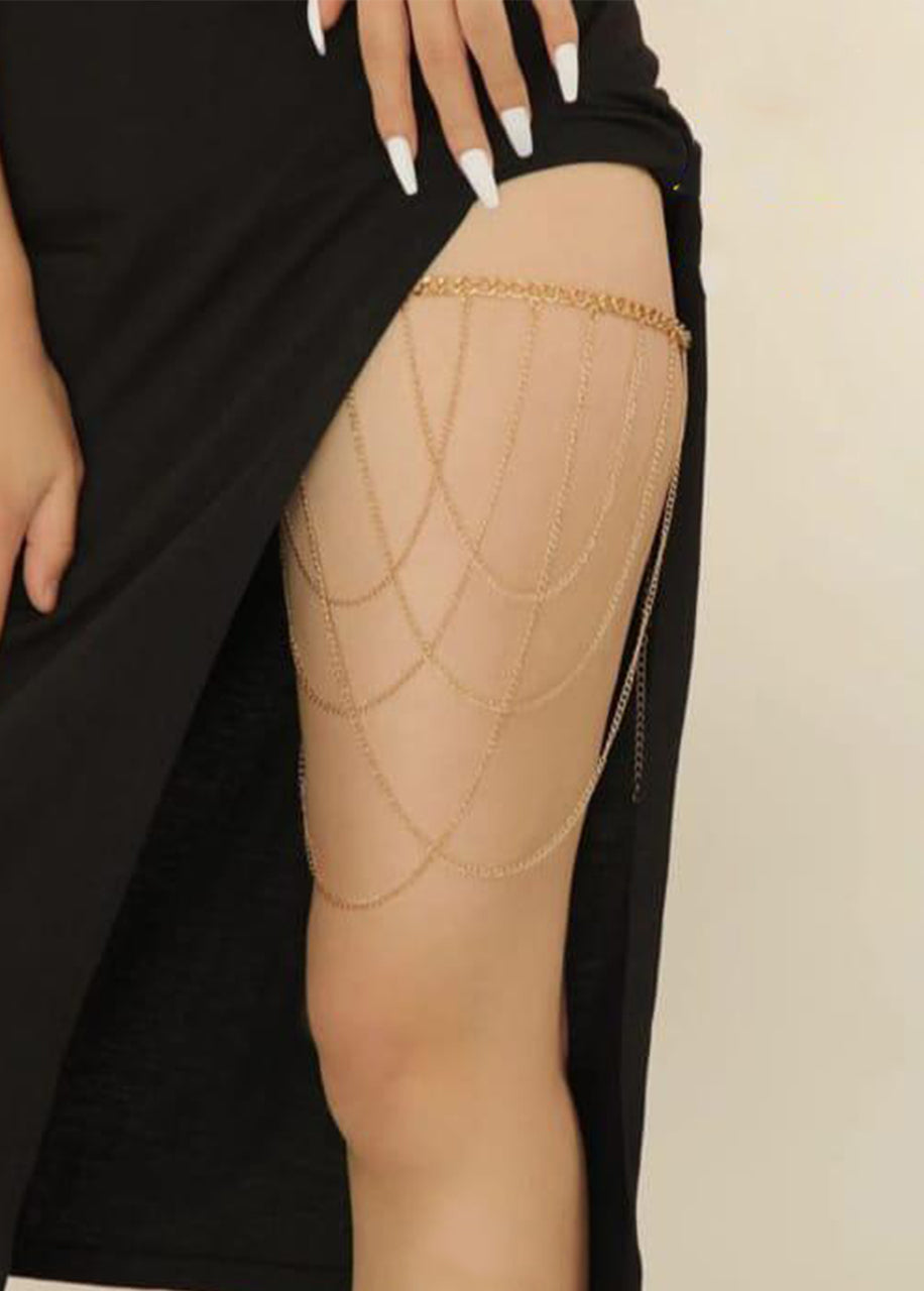 Gold Chain Thigh Accessory 48