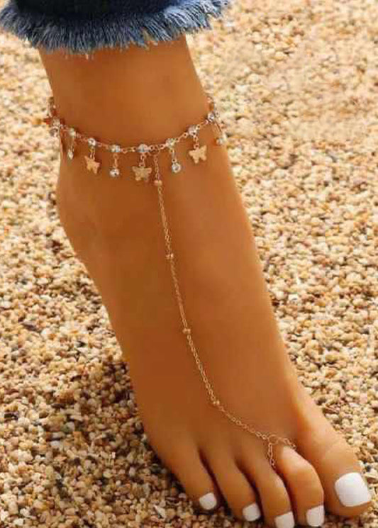 Golden Butterfly Anklet 64