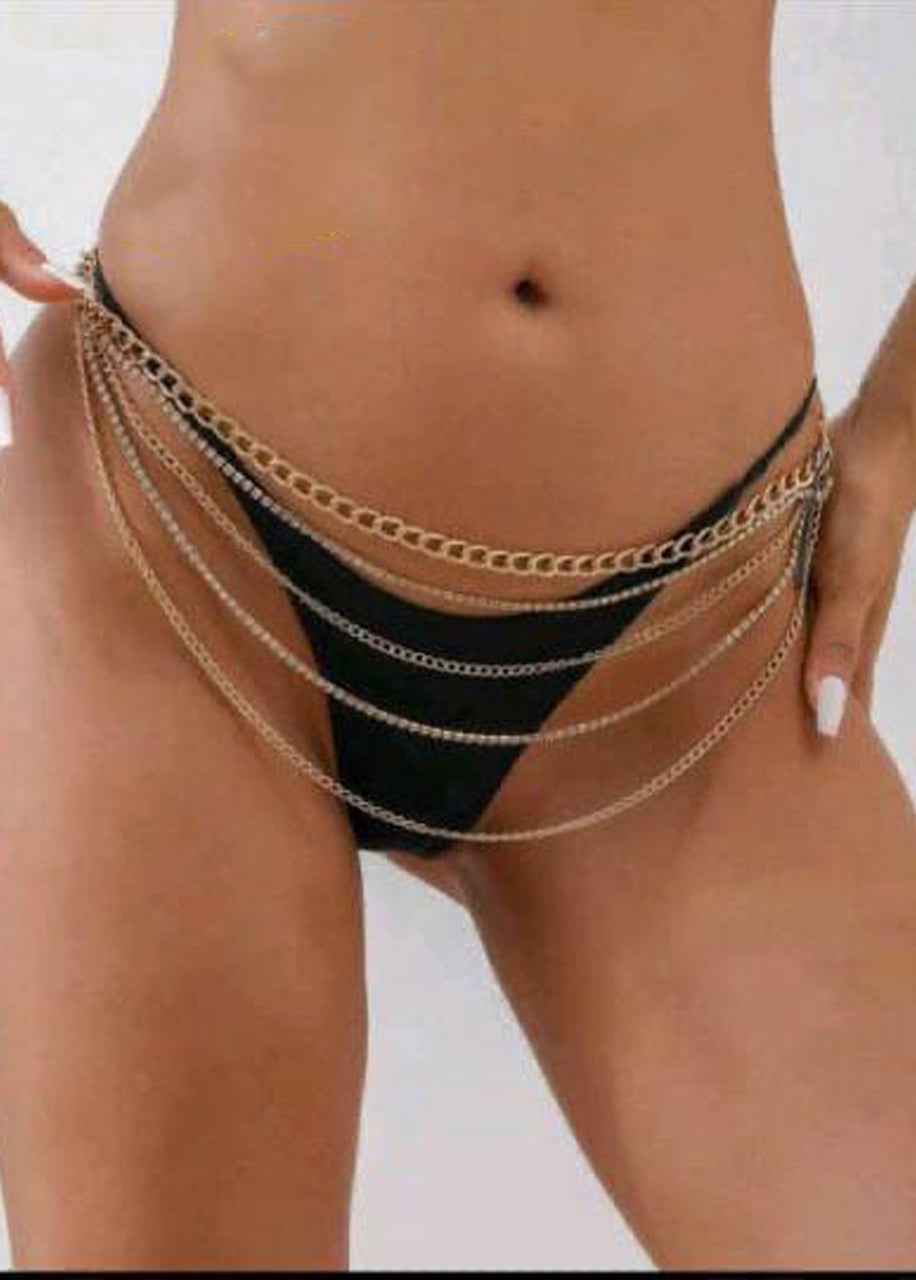 Gold Chain Waist Belt 95
