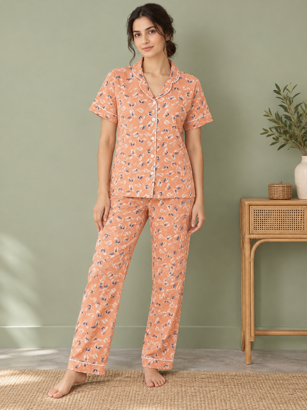 Butterfly Dreams Pyjamas 036 — AI-generated model styling