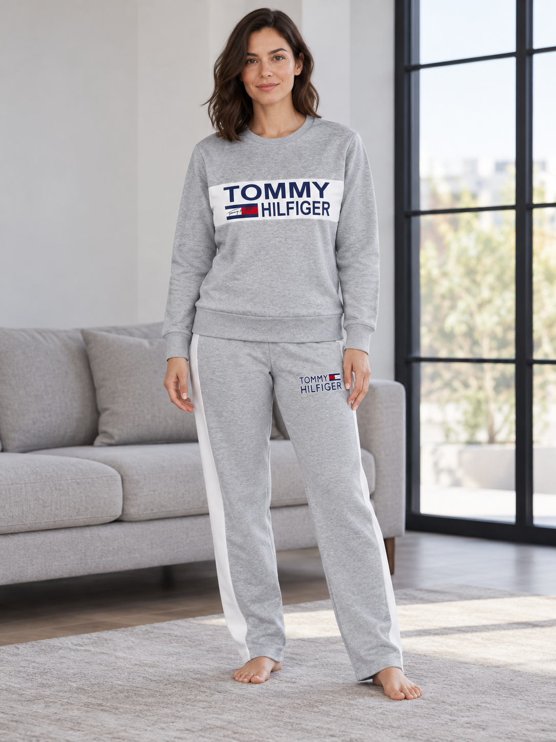 Tommy Classic Sporty Pyjama 025 — AI-generated model styling