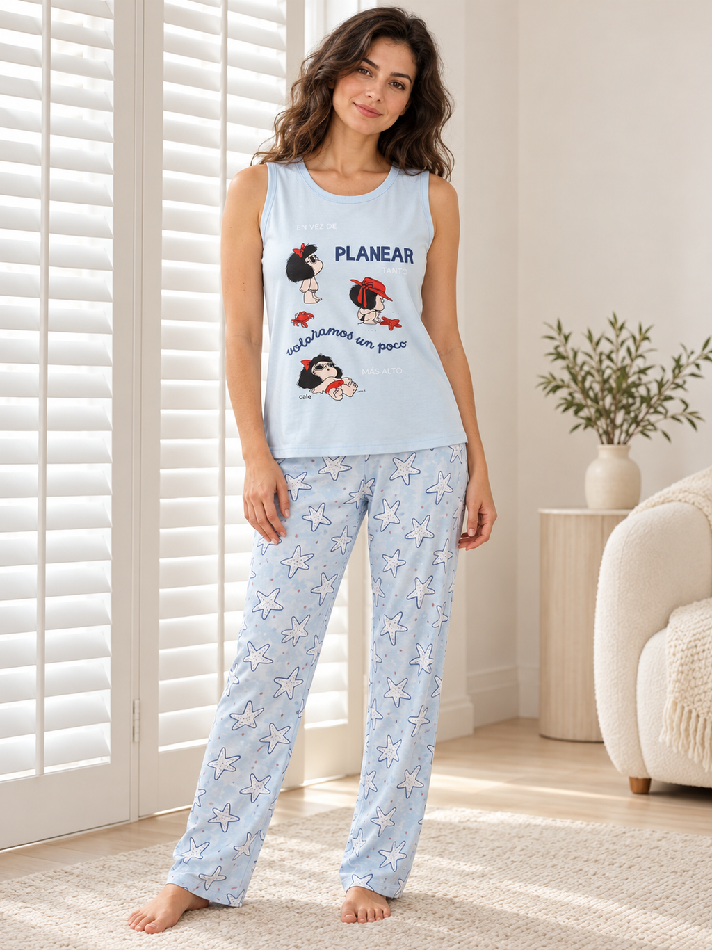 Dream Pajama Set 030 — AI-generated model styling