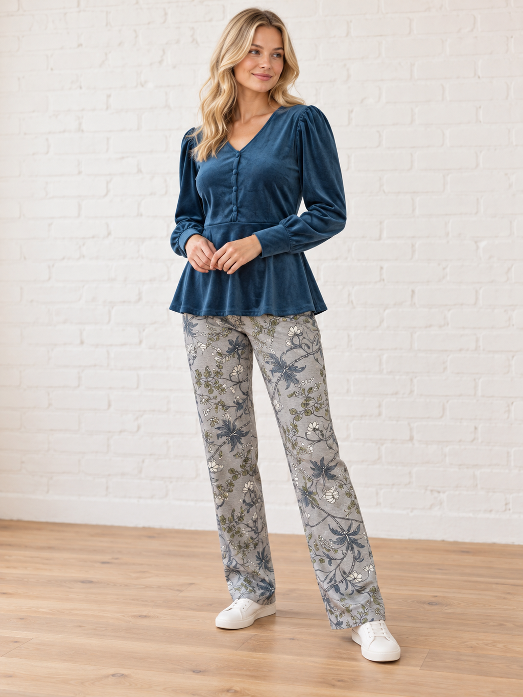 Velvet Charm set 068 — AI-generated model styling