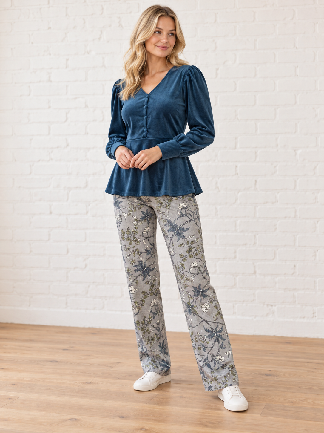 Velvet Charm set 068 — AI-generated model styling